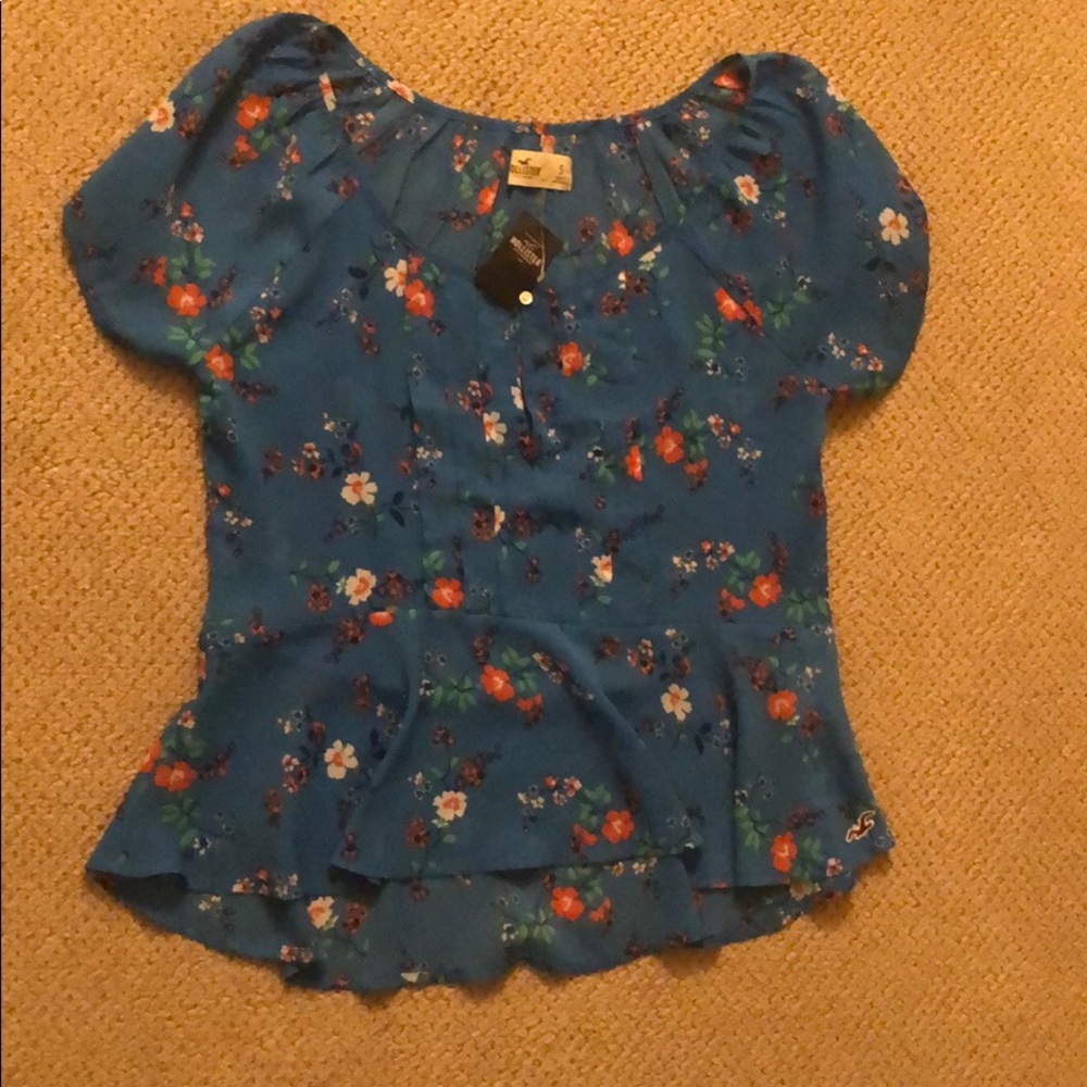 Hollister Blue Top